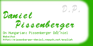 daniel pissenberger business card
